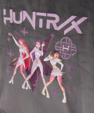 Pyjama en velours avec motif Huntrix fille - K-Pop Demon Hunters vue2 - KPOP DEMON HUNTERS - GEMO