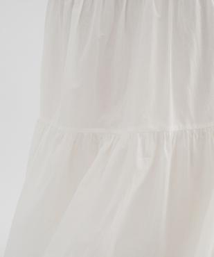 Jupe longue à volant en voile de coton femme vue2 - GEMO(FEMME PAP) - GEMO