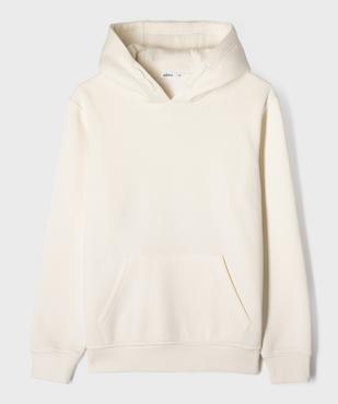 Sweat à capuche imprimé intérieur molletonné garçon vue1 - GEMO (JUNIOR) - GEMO