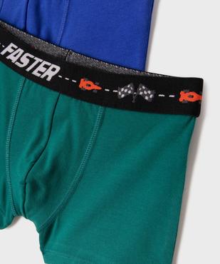 Boxer en coton stretch garçon (lot de 2) vue2 - GEMO 4G GARCON - GEMO