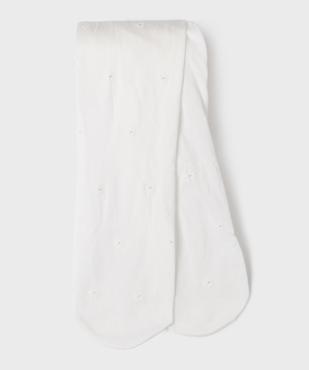 Collant semi-opaque à fleurs bébé fille vue1 - GEMO(BEBE DEBT) - GEMO