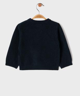 Gilet avec petits noeuds sur l’avant bébé fille - LuluCastagnette vue3 - LULU CASTAGNETTE G4G D - GEMO