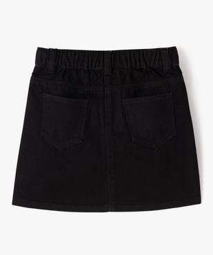 Jupe en denim avec strass fille vue4 - GEMO 4G FILLE - GEMO
