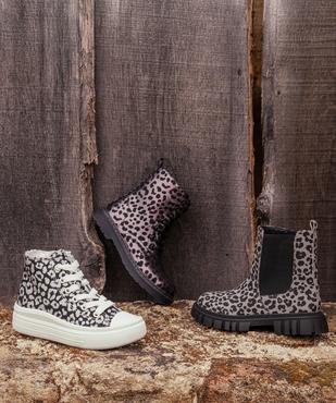 Boots crantés à motif léopard fille - Lovely Wings vue7 - LOVELY WINGS - GEMO