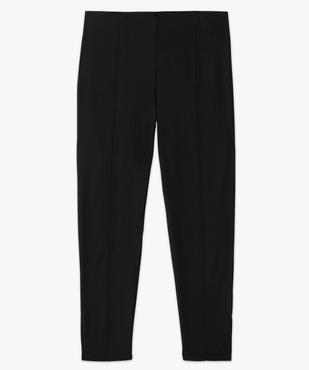 Pantalon femme grande taille en maille côtelée vue4 - GEMO (G TAILLE) - GEMO