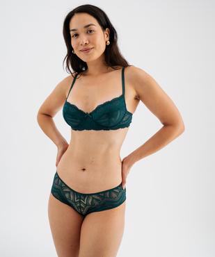 Soutien-gorge corbeille en dentelle avec armatures bonnets souples vue3 - GEMO(HOMWR FEM) - GEMO