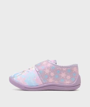 Chaussons à scratch imprimé Elsa fille - La Reine des Neiges vue4 - REINE DES NEIGE - GEMO