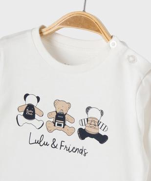 Ensemble 2 pièces chemise + tee-shirt manches longues bébé garçon – LuluCastagnette vue4 - LULUCASTAGNETTE - GEMO