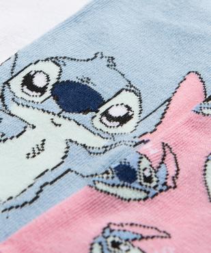 Chaussettes tige ultra courtes imprimées fille - Stitch (lot de 5 paires) vue2 - LILO & STITCH - GEMO