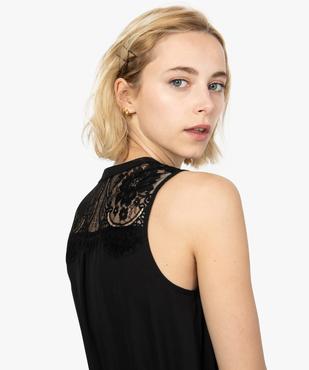 Robe femme avec épaules en dentelle vue2 - GEMO(FEMME PAP) - GEMO