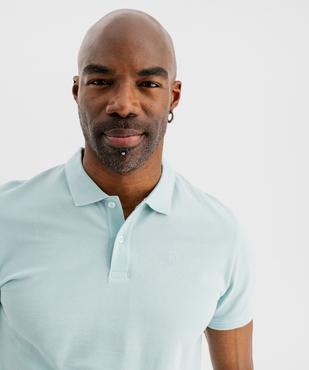 Polo à manches courtes en maille piquée homme vue2 - GEMO 4G HOMME - GEMO