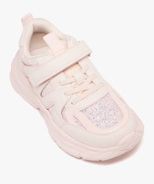 Baskets basses dad shoes à paillettes fille vue5 - LOVELY WINGS GEMO FOR GOOD - GEMO