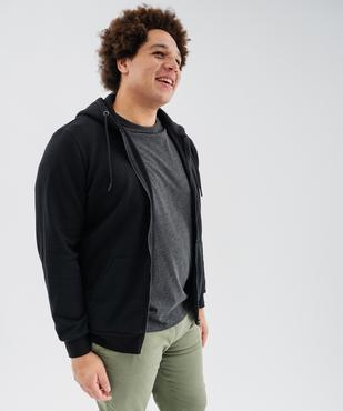 Sweat zippé à capuche homme vue12 - GEMO 4G HOMME - GEMO