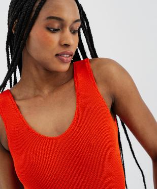 Maillot de bain une pièce extensible taille unique femme vue2 - GEMO (PLAGE) - GEMO