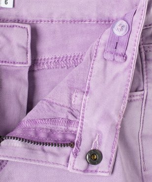 Short en jean fille extensible au coloris unique vue2 - GEMO (ENFANT) - GEMO