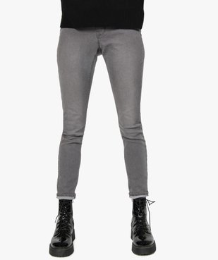 Jean femme coupe Slim aspect délavé vue2 - GEMO 4G FEMME - GEMO