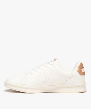 Tennis unies à lacets femme – Hummel Busan  vue3 - HUMMEL - GEMO