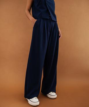 Pantalon fluide Wide leg femme vue2 - GEMO(FEMME PAP) - GEMO