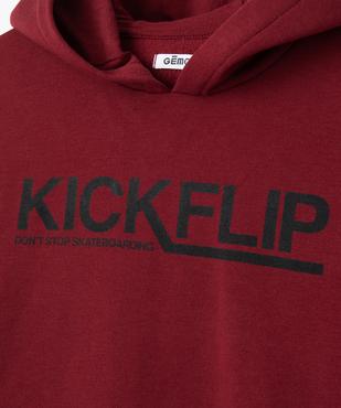 Sweat à capuche style streetwear garçon vue2 - PREMIER PRIX BY GEMO - GEMO