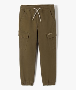 Pantalon en toile avec poches à rabat garçon - LuluCastagnette vue1 - LULUCASTAGNETTE - GEMO