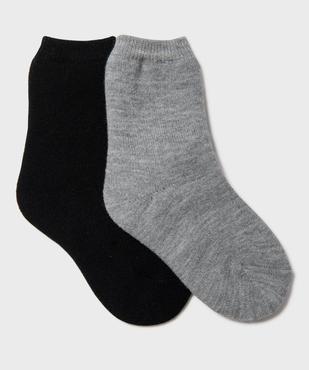 Chaussettes chaudes, douces et confortables garçon (lot de 2 paires) vue1 - GEMO (ENFANT) - GEMO