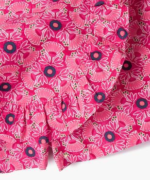 Jupe-short imprimé à volant bébé fille vue2 - GEMO(BEBE DEBT) - GEMO