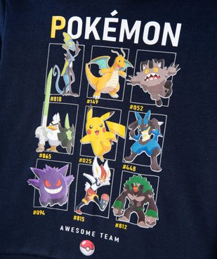 Sweat garçon à capuche imprimé - Pokémon vue3 - POKEMON - GEMO