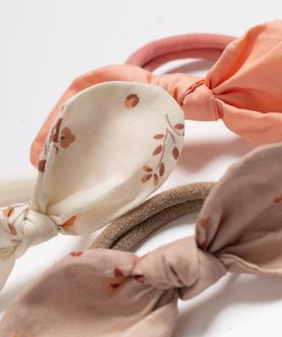 Élastique mousse avec nœud fantaisie (lot de 3) vue2 - GEMO (ACCESS) - GEMO