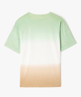 Tee-manches courtes tie-and-dye dégradé garçon vue3 - GEMO 4G GARCON - GEMO