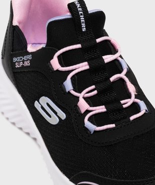 Baskets Slip-ins Summits en toile fille - Skechers vue6 - SKECHERS - GEMO