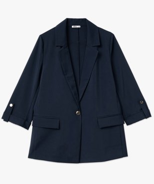 Veste de tailleur à manches 3/4 femme vue4 - GEMO(FEMME PAP) - GEMO