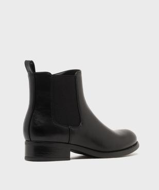 Boots Chelsea à petit talon et zip femme - Valentina Baldano vue4 - VALENTINA BALDA - GEMO