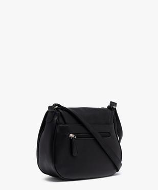 Sac femme forme besace avec clous métalliques vue2 - GEMO (ACCESS) - GEMO