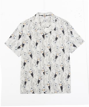 Chemise homme imprimée grande taille à motifs fleurs vue4 - GEMO (G TAILLE) - GEMO