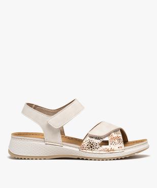 Sandales confort légères à brides scratch femme vue1 - G'FLEX - GEMO