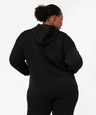 Sweat à capuche zippé femme grande taille vue3 - GEMO(FEMME PAP) - GEMO