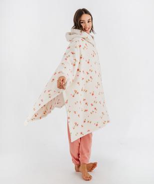 Poncho d'intérieur polaire femme vue1 - GEMO(HOMWR FEM) - GEMO