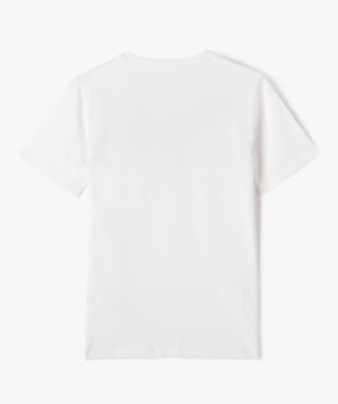 Tee-shirt à manches courtes avec inscription garçon vue3 - GEMO (JUNIOR) - GEMO