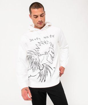 Sweat molletonné à capuche homme - Death Note vue1 - DEATH NOTE - GEMO