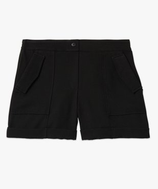 Short taille haute extensible femme vue4 - GEMO(FEMME PAP) - GEMO