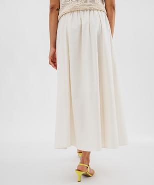 Jupe longue et ample en coton femme vue2 - GEMO(FEMME PAP) - GEMO