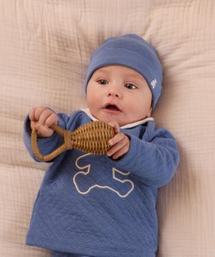Bonnet à revers bébé garçon - LuluCastagnette vue3 - LULU CASTAGNETTE GEMO FOR GOOD - GEMO