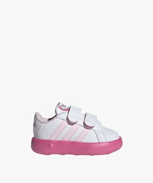 Baskets bébé fille bicolores Aristochats à double scratch avec semelle souple - Adidas vue1 - ADIDAS - GEMO