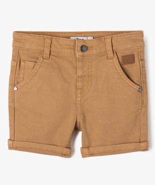 Short bébé garçon en toile de coton vue1 - GEMO(BEBE DEBT) - GEMO