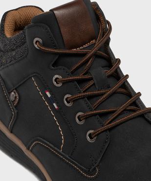 Boots midcut casual à col textile et semelle sport homme vue7 - URBAN STEPS - GEMO