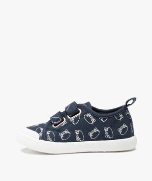 Baskets garçon en toile imprimée fermeture scratch vue3 - GEMO (ENFANT) - GEMO