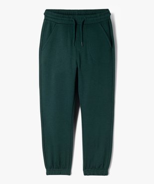 Pantalon de jogging uni avec taille élastique garçon vue1 - 1E PRIX BY GEMO - GEMO
