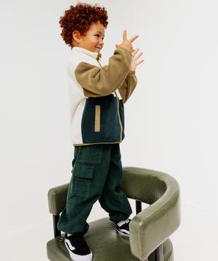 Pantalon jogger en velours côtelé garçon vue7 - GEMO (ENFANT) - GEMO