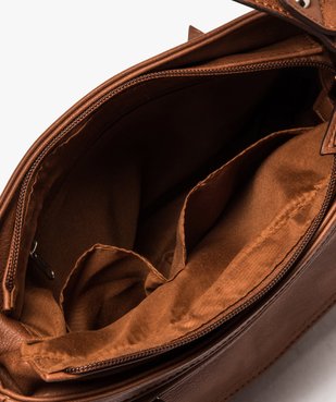 Sac à main femme multipoche à bandoulière amovible vue3 - GEMO (ACCESS) - GEMO