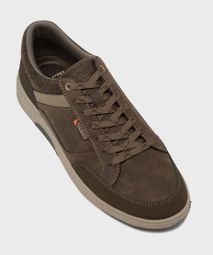 Baskets basses multimatières homme - Urban Steps vue5 - URBAN STEPS - GEMO